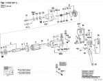 Bosch 0 602 127 001 GR.55 Drill Spare Parts